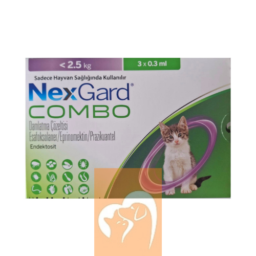 Nexgard Combo Yavru Kediler İçin İç Dış Parazit Damlası SKT:05.2027