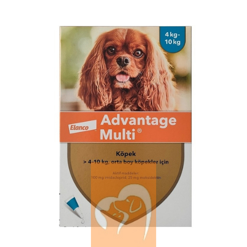 Advantage Multi Köpek 4-10 Kg İçin 3 pipet SKT:2027