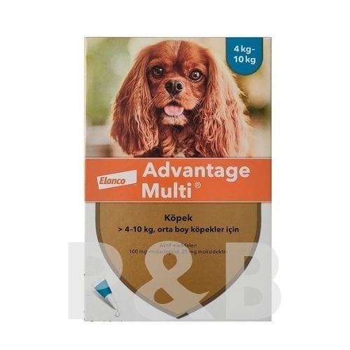 Advantage Multi Köpek 4-10 Kg İçin 3 pipet SKT:2027