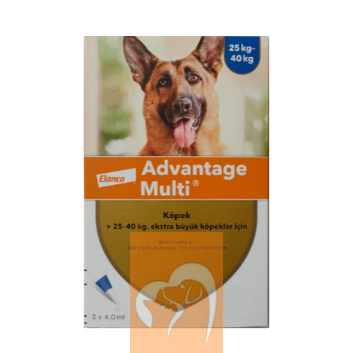Advantage Multi Köpek. 25-40 Kg İçin 3 pipet SKT:2027
