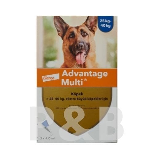 Advantage Multi Köpek. 25-40 Kg İçin 3 pipet SKT:2027