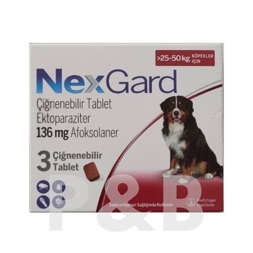 Nexgard  25-50 Köpek Dış Parazit  3 Tablet  SKT:2027