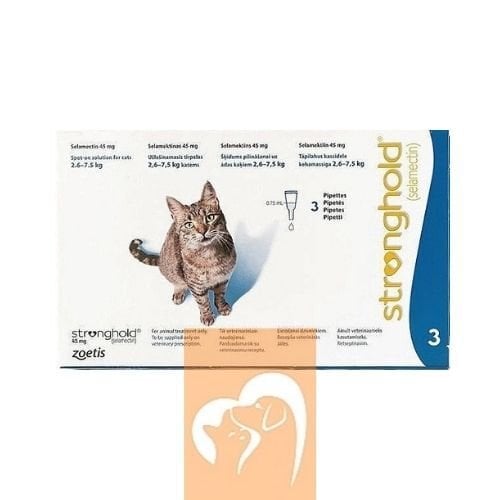 Stronghold 2.6-7.5 Kg Kediler İçin Damla 3 Pipet  SKT:01 2027