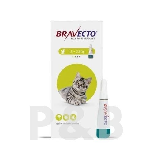 Bravecto Spot-On Kedi 112.5mg (1.2kg-2.8kg) 1 Pipet